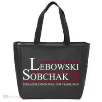 Lebowski Sobchak 2024 This Aggression Will Not Stand Man Tote Bag thumb 0