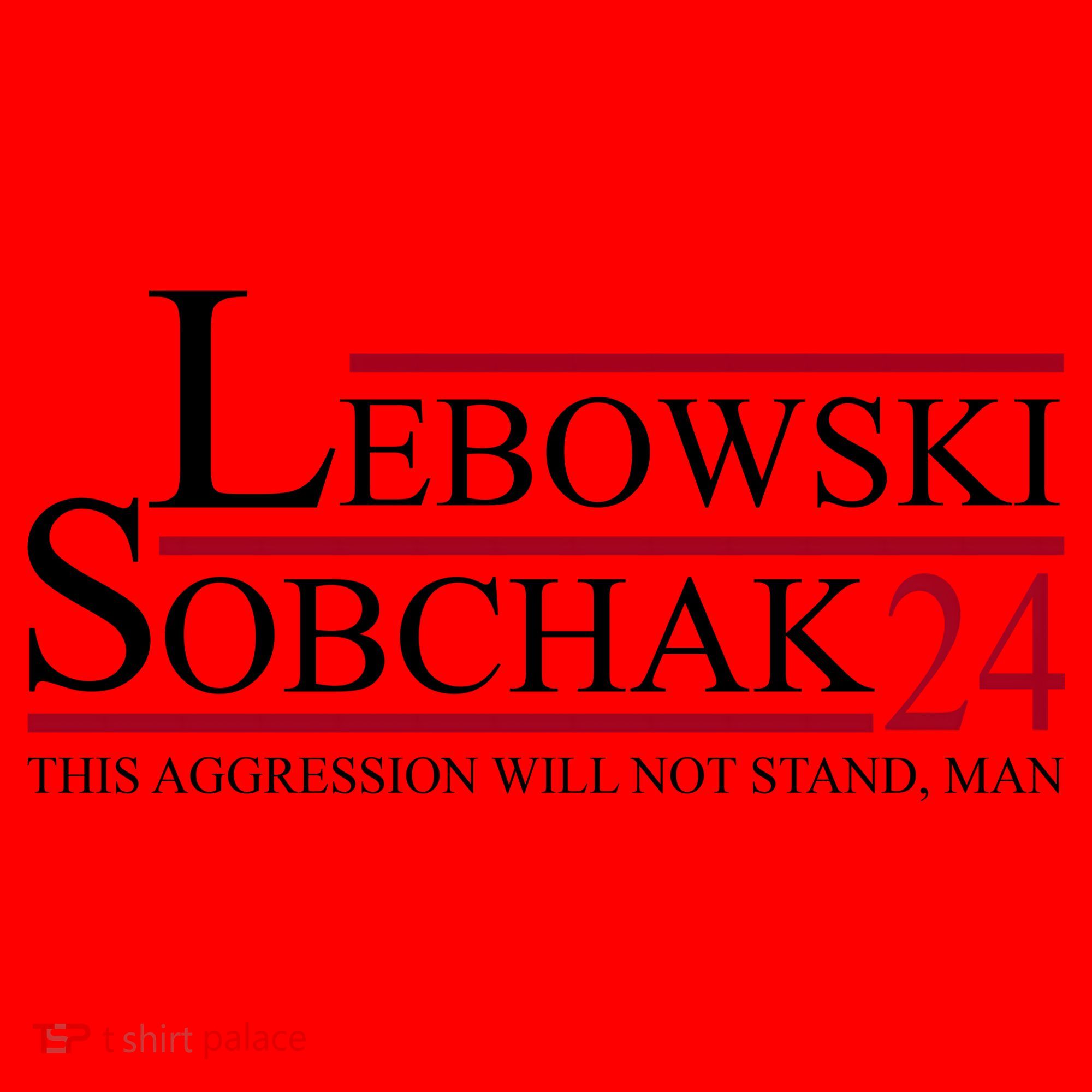 Lebowski Sobchak 2024 This Aggression Will Not Stand Man Santa Hat