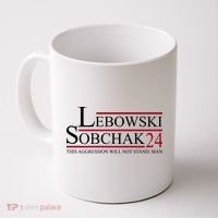Lebowski Sobchak 2024 This Aggression Will Not Stand Man Coffee Mug thumb 0