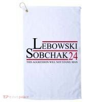 Lebowski Sobchak 2024 This Aggression Will Not Stand Man Golf Towel thumb 0
