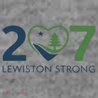 Lewiston Strong 207 Fundraiser Maine Flag In Heart Toddler Hoodie thumb 2