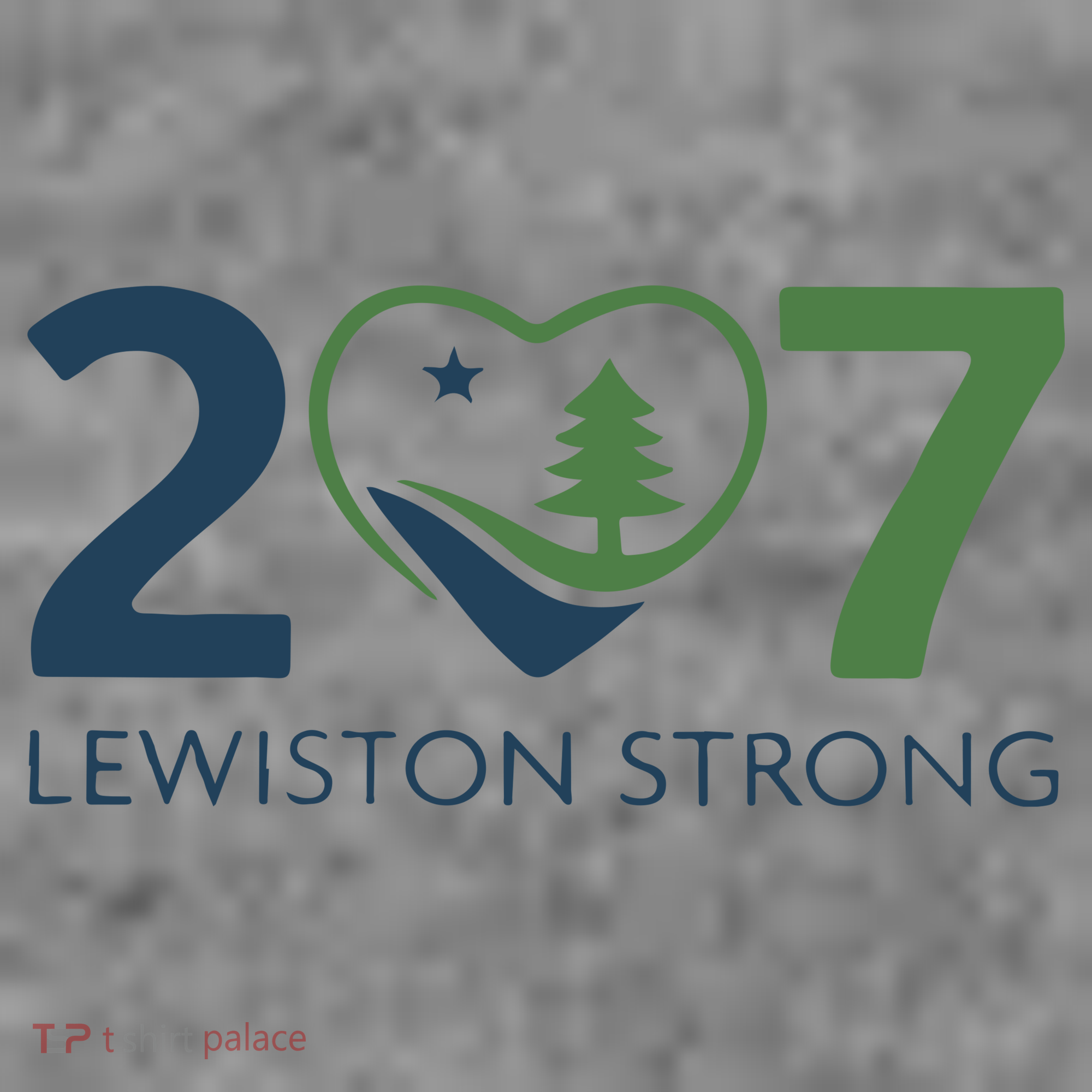 Lewiston Strong 207 Fundraiser Maine Flag In Heart Toddler Hoodie