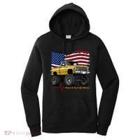 Lifted Squarebody 4wd Classic American Pickup Truck Women's Hoodie thumb 0