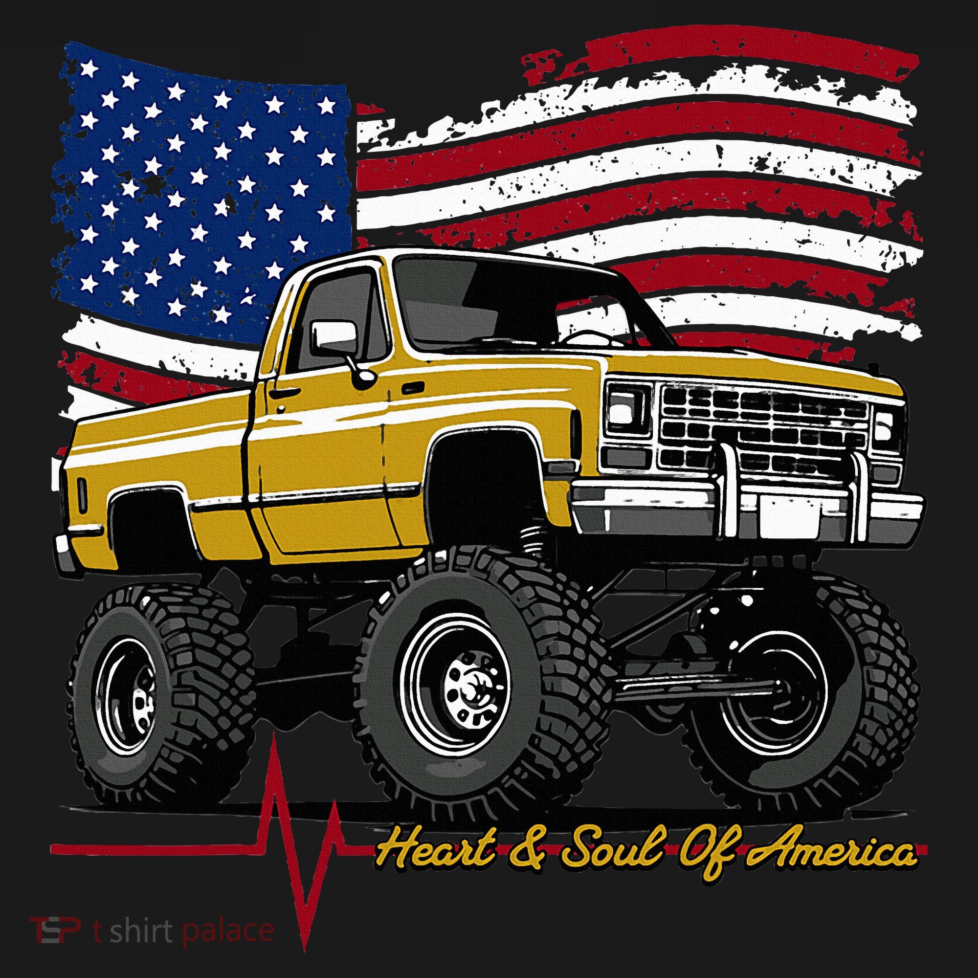 Lifted Squarebody 4wd Classic American Pickup Truck Women's Hoodie