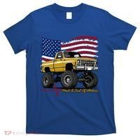 Lifted Squarebody 4wd Classic American Pickup Truck T-Shirt thumb 0