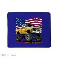 Lifted Squarebody 4wd Classic American Pickup Truck Mousepad thumb 0
