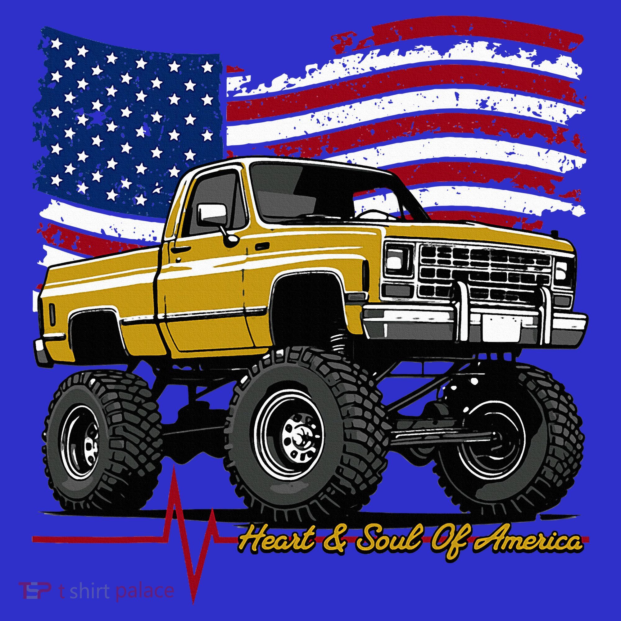 Lifted Squarebody 4wd Classic American Pickup Truck Mousepad