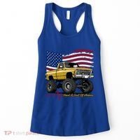 Lifted Squarebody 4wd Classic American Pickup Truck Women's Tank Top thumb 0