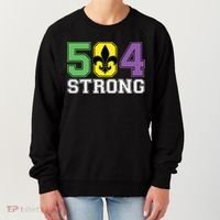 Louisiana Strong 504 Nola Strong Long Sleeve Women's Sweatshirt thumb 0
