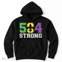 Louisiana Strong 504 Nola Strong Long Sleeve Hoodie thumb 0