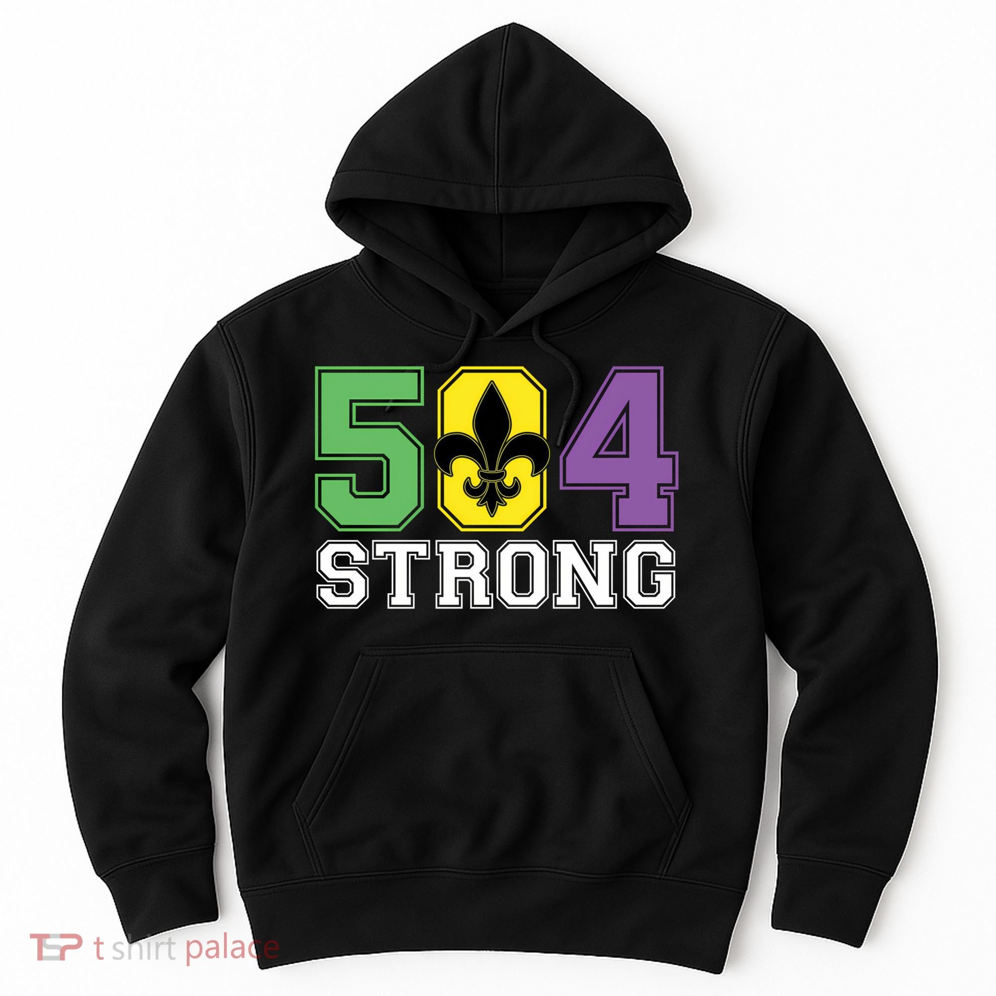 Louisiana Strong 504 Nola Strong Long Sleeve Hoodie