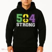 Louisiana Strong 504 Nola Strong Long Sleeve Hoodie thumb 2