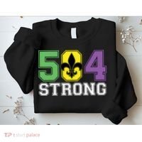 Louisiana Strong 504 Nola Strong Long Sleeve Sweatshirt thumb 2