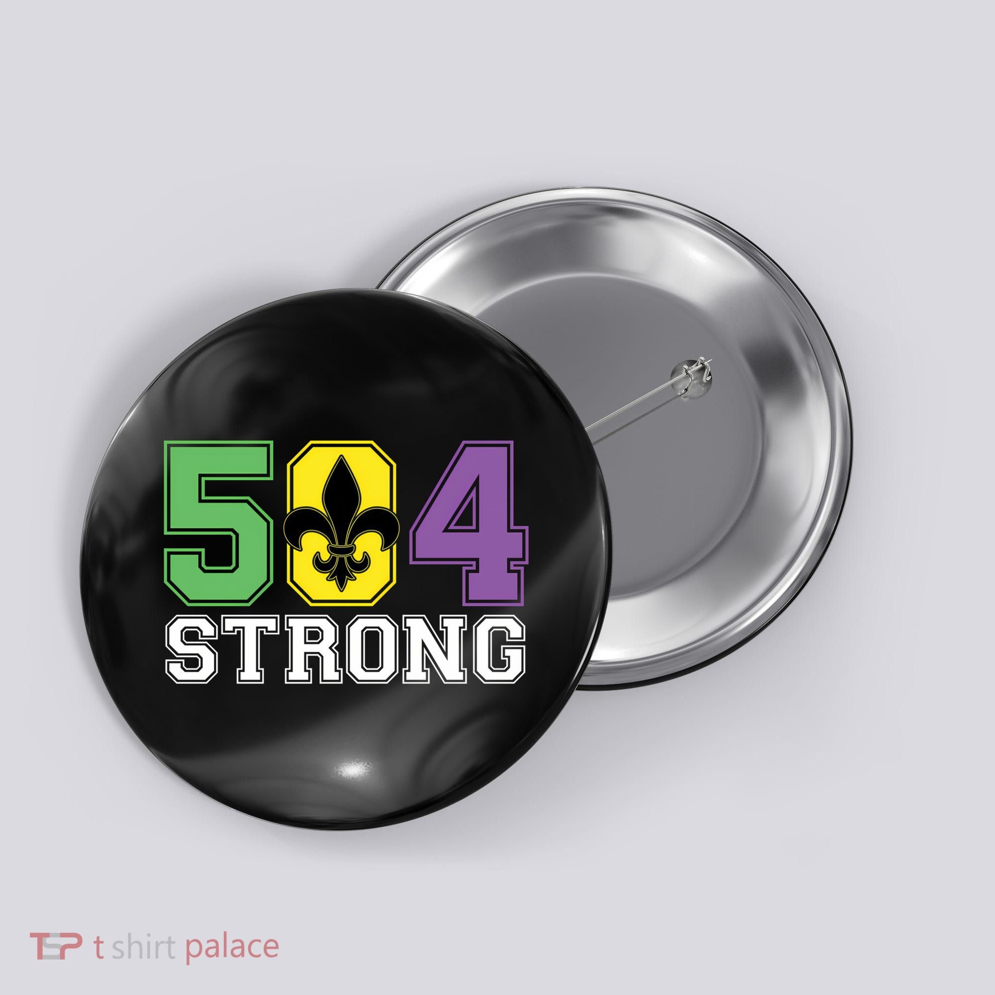 Louisiana Strong 504 Nola Strong Long Sleeve Button