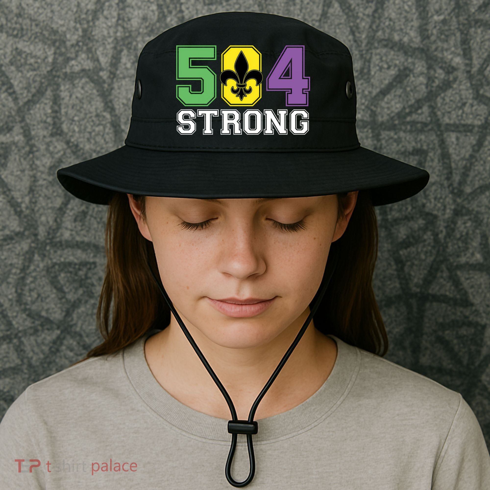 Louisiana Strong 504 Nola Strong Long Sleeve Bucket Hat