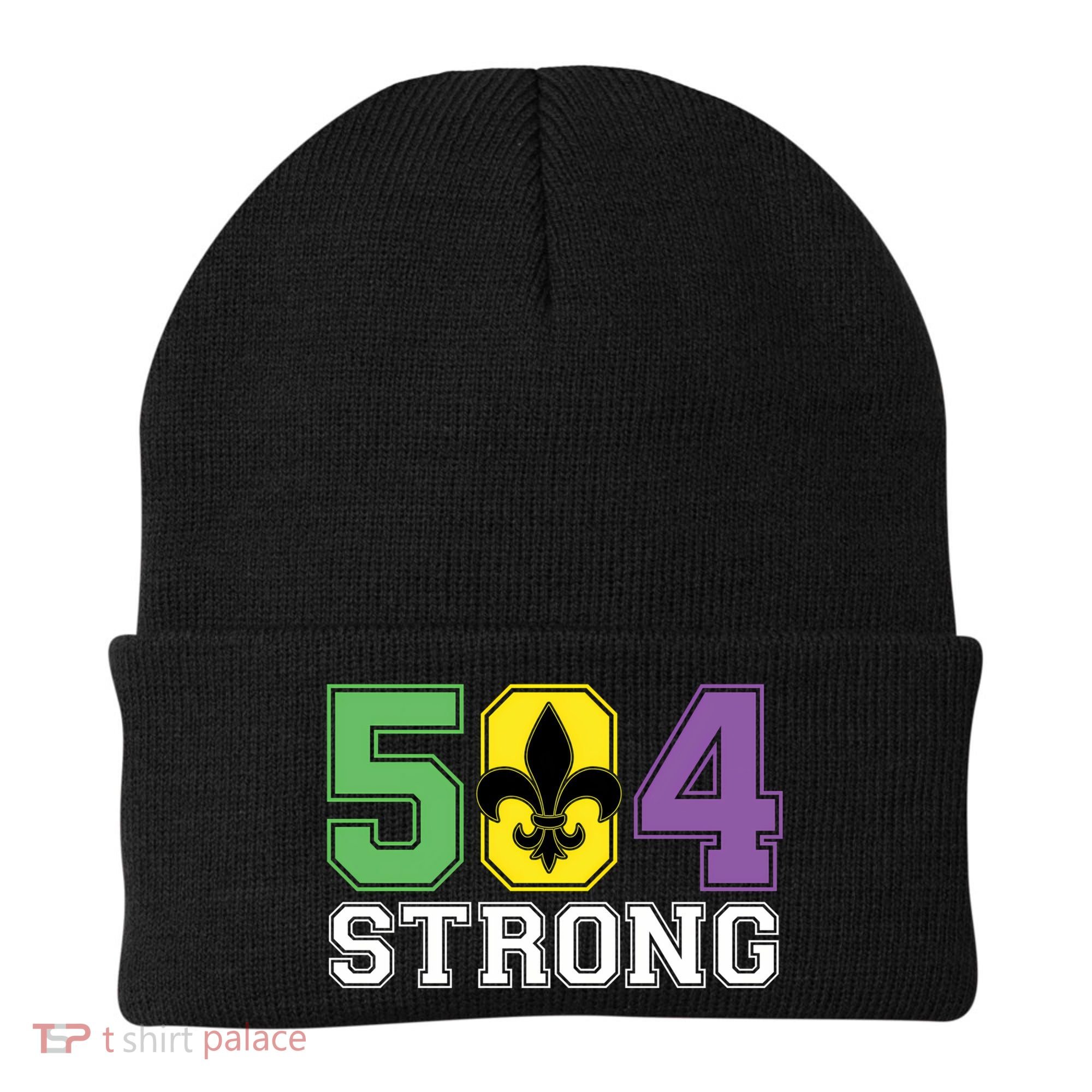 Louisiana Strong 504 Nola Strong Long Sleeve Beanie