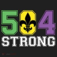 Louisiana Strong 504 Nola Strong Long Sleeve Beanie thumb 2