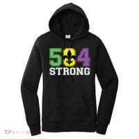 Louisiana Strong 504 Nola Strong Long Sleeve Women's Hoodie thumb 0