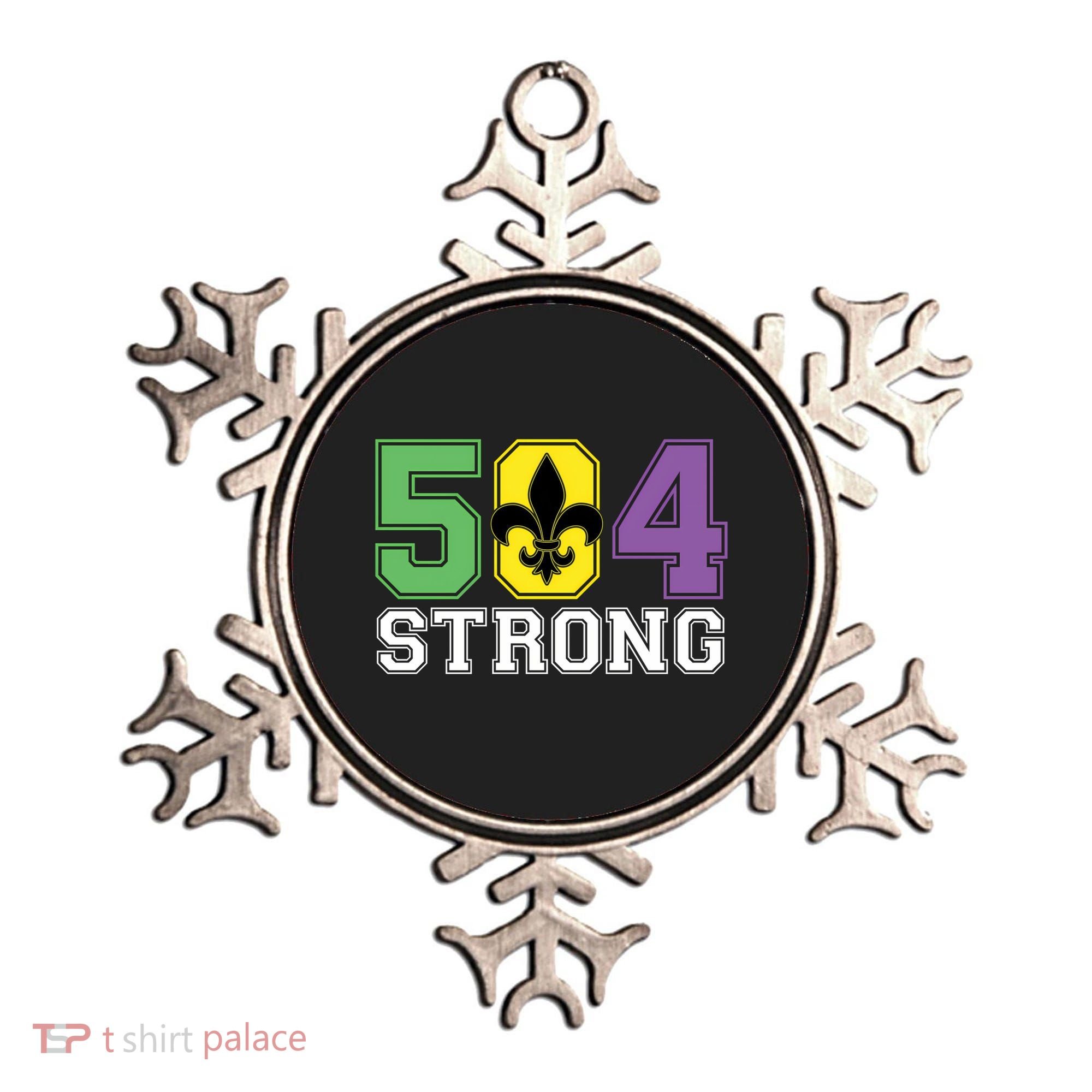 Louisiana Strong 504 Nola Strong Long Sleeve Ornament