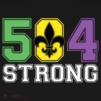 Louisiana Strong 504 Nola Strong Long Sleeve Ornament thumb 1