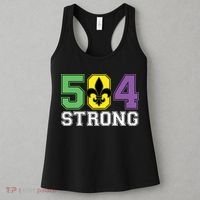 Louisiana Strong 504 Nola Strong Long Sleeve Women's Tank Top thumb 3