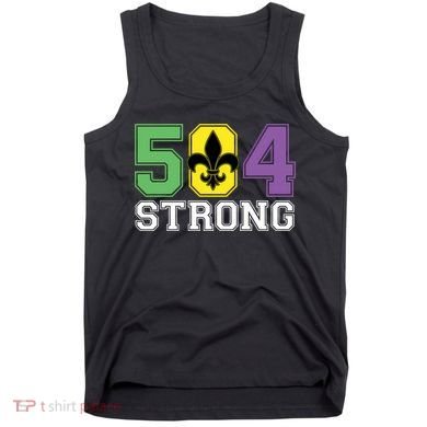 Louisiana Strong 504 Nola Strong Long Sleeve Tank Top