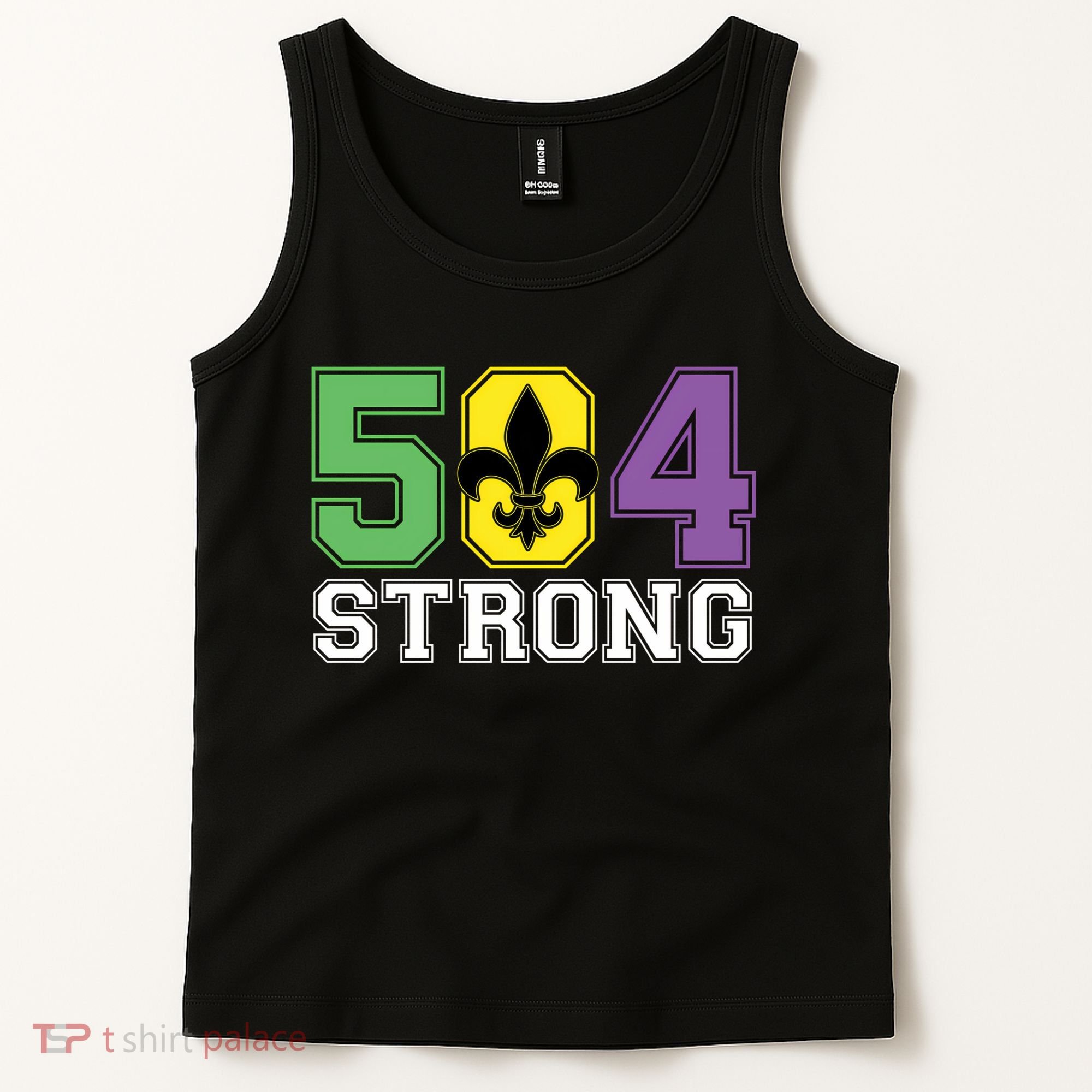 Louisiana Strong 504 Nola Strong Long Sleeve Tank Top