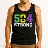Louisiana Strong 504 Nola Strong Long Sleeve Tank Top thumb 3