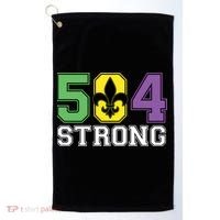Louisiana Strong 504 Nola Strong Long Sleeve Golf Towel thumb 0