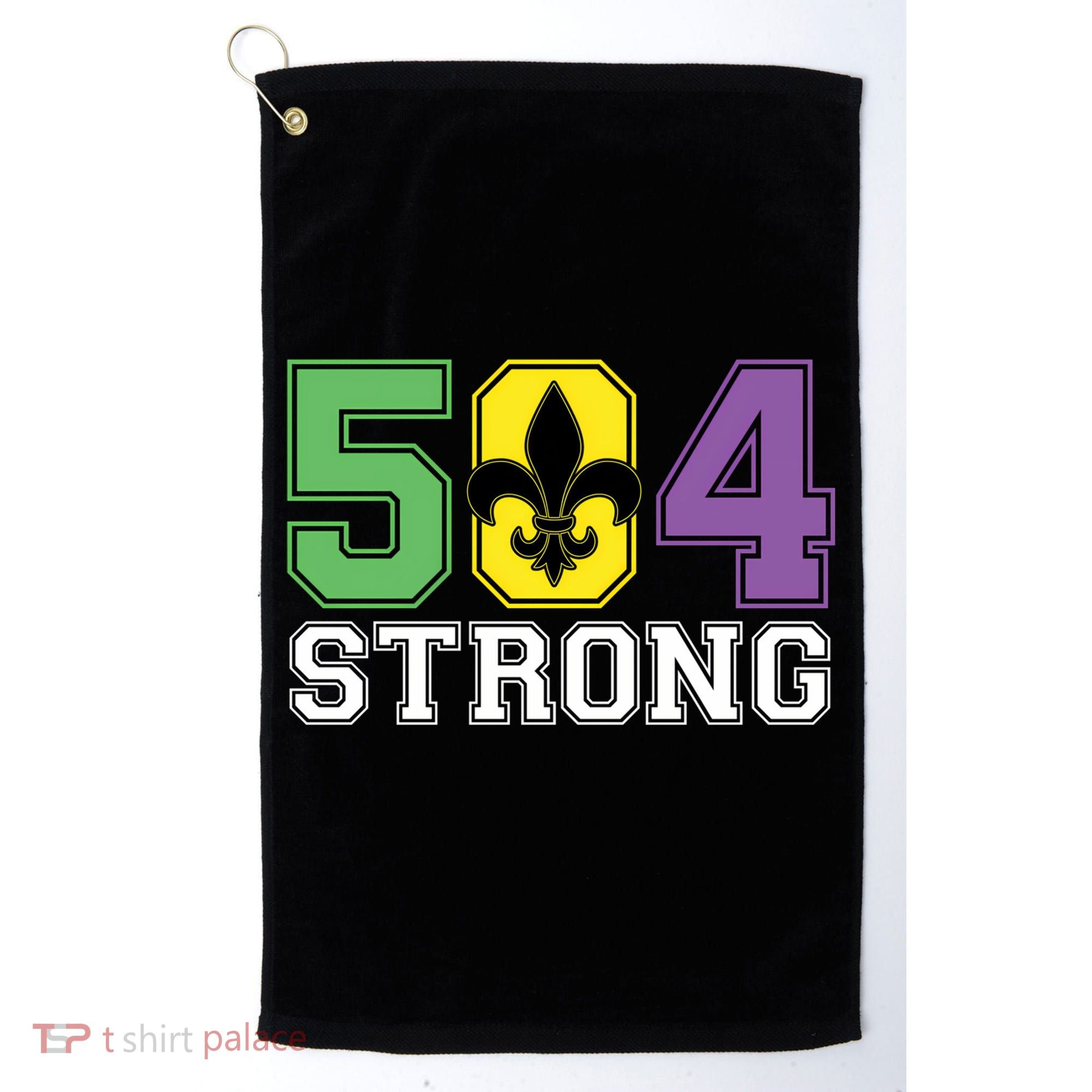 Louisiana Strong 504 Nola Strong Long Sleeve Golf Towel