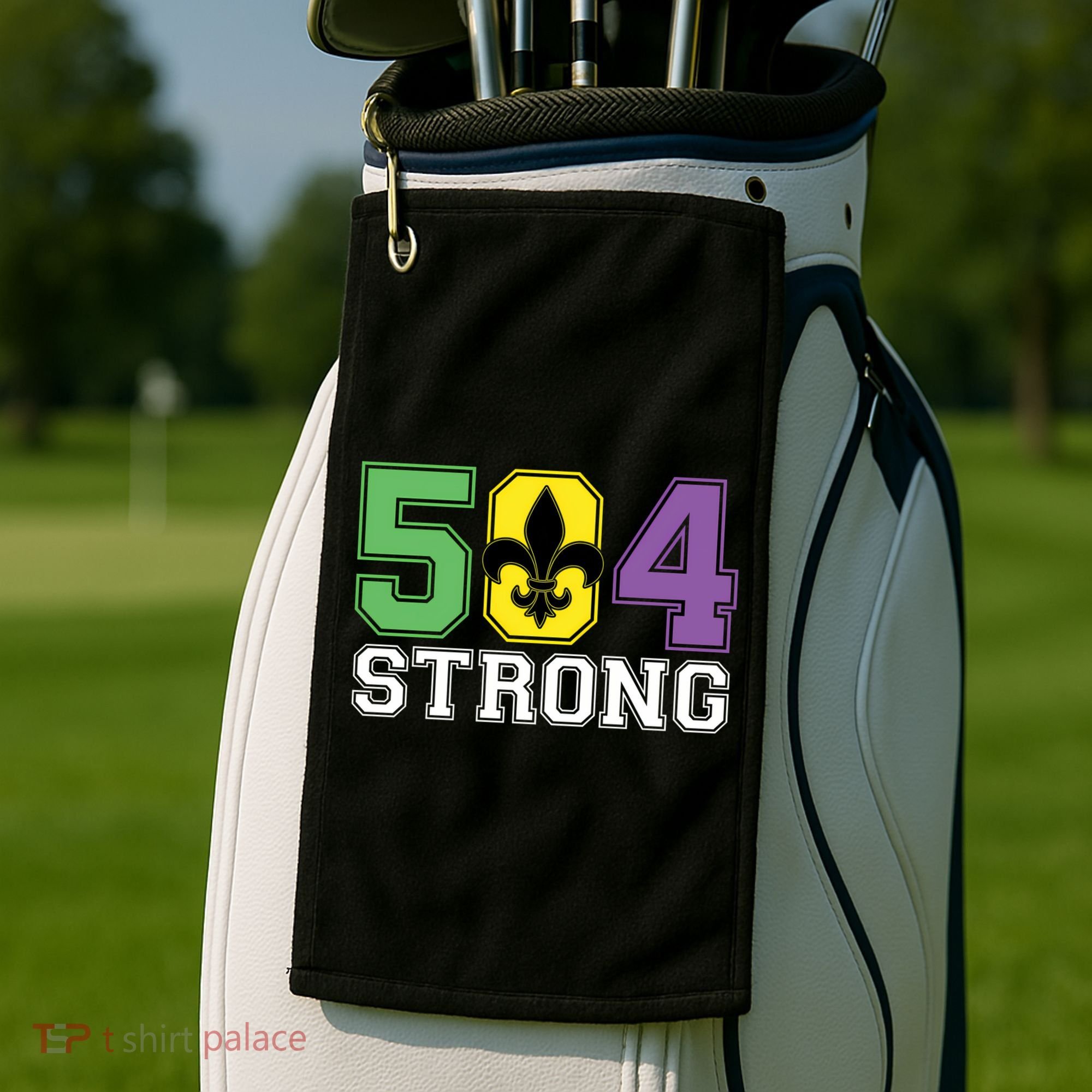 Louisiana Strong 504 Nola Strong Long Sleeve Golf Towel