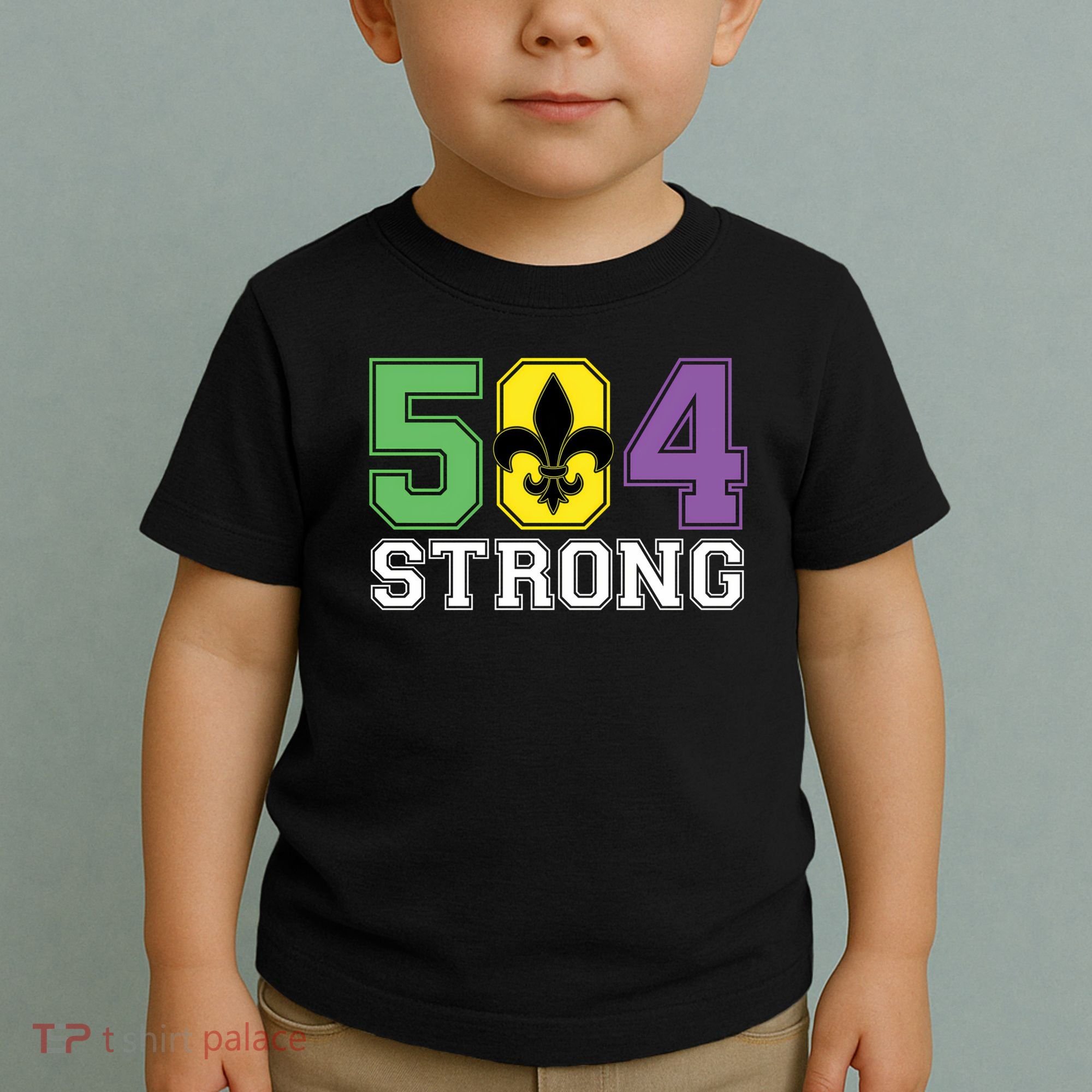 Louisiana Strong 504 Nola Strong Long Sleeve Toddler T-Shirt