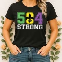 Louisiana Strong 504 Nola Strong Long Sleeve Women's T-Shirt thumb 2