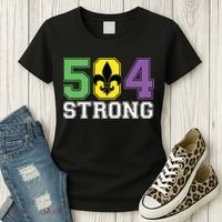 Louisiana Strong 504 Nola Strong Long Sleeve Women's T-Shirt thumb 3