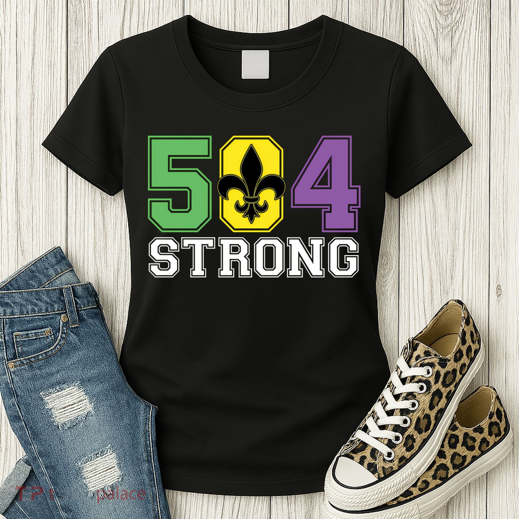 Louisiana Strong 504 Nola Strong Long Sleeve Women's T-Shirt