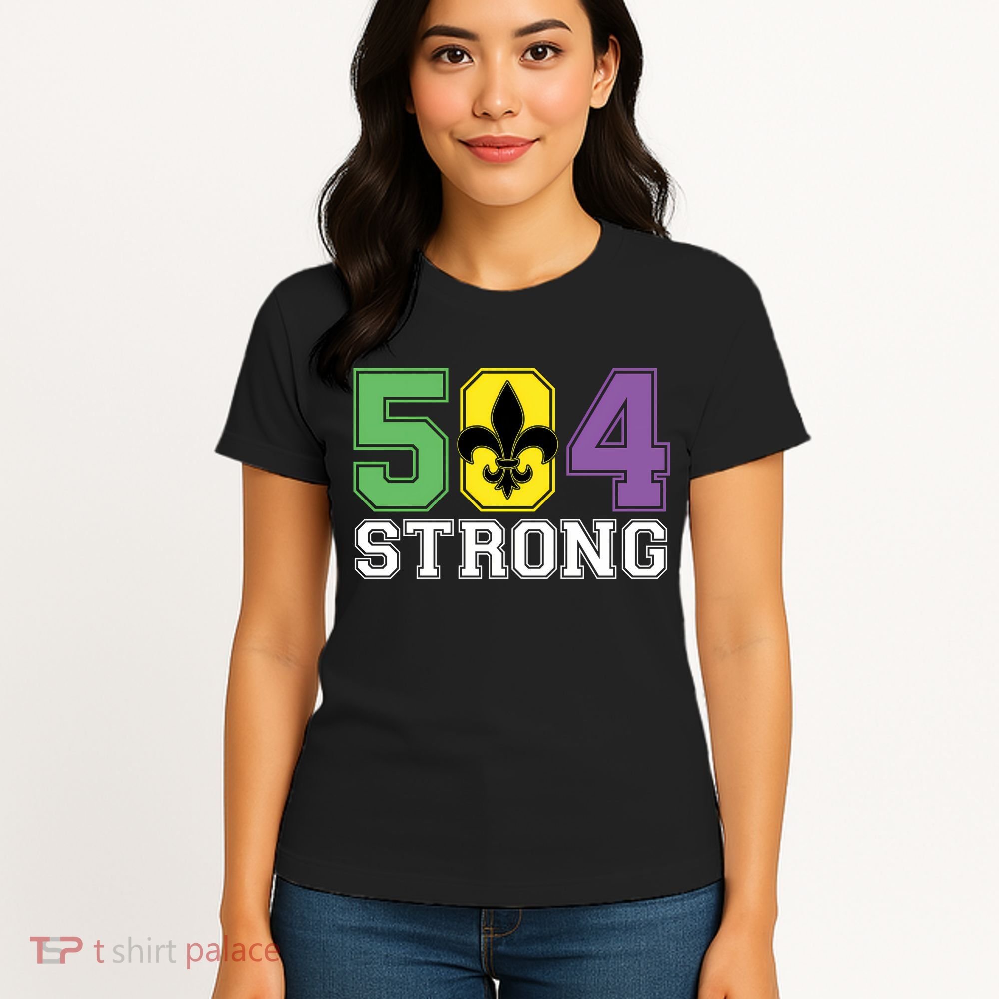 Louisiana Strong 504 Nola Strong Long Sleeve Women's T-Shirt