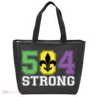 Louisiana Strong 504 Nola Strong Long Sleeve Tote Bag thumb 0