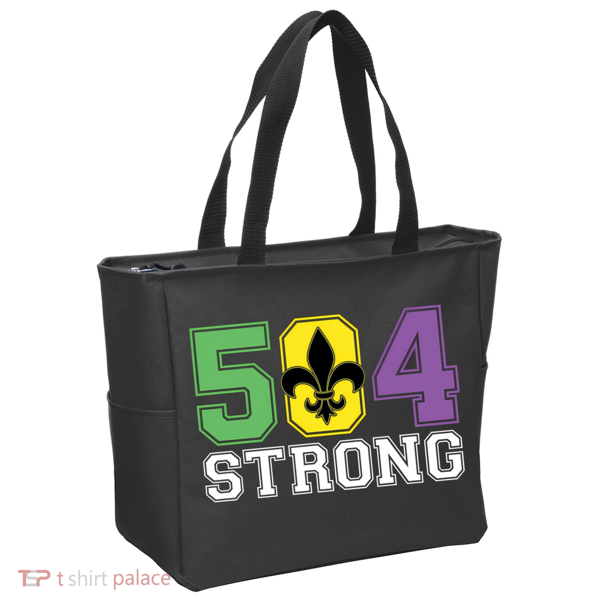 Louisiana Strong 504 Nola Strong Long Sleeve Tote Bag