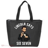 Lincoln Says 6-7 Tote Bag thumb 0