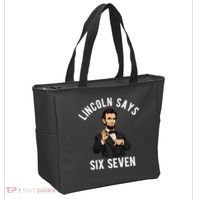 Lincoln Says 6-7 Tote Bag thumb 2