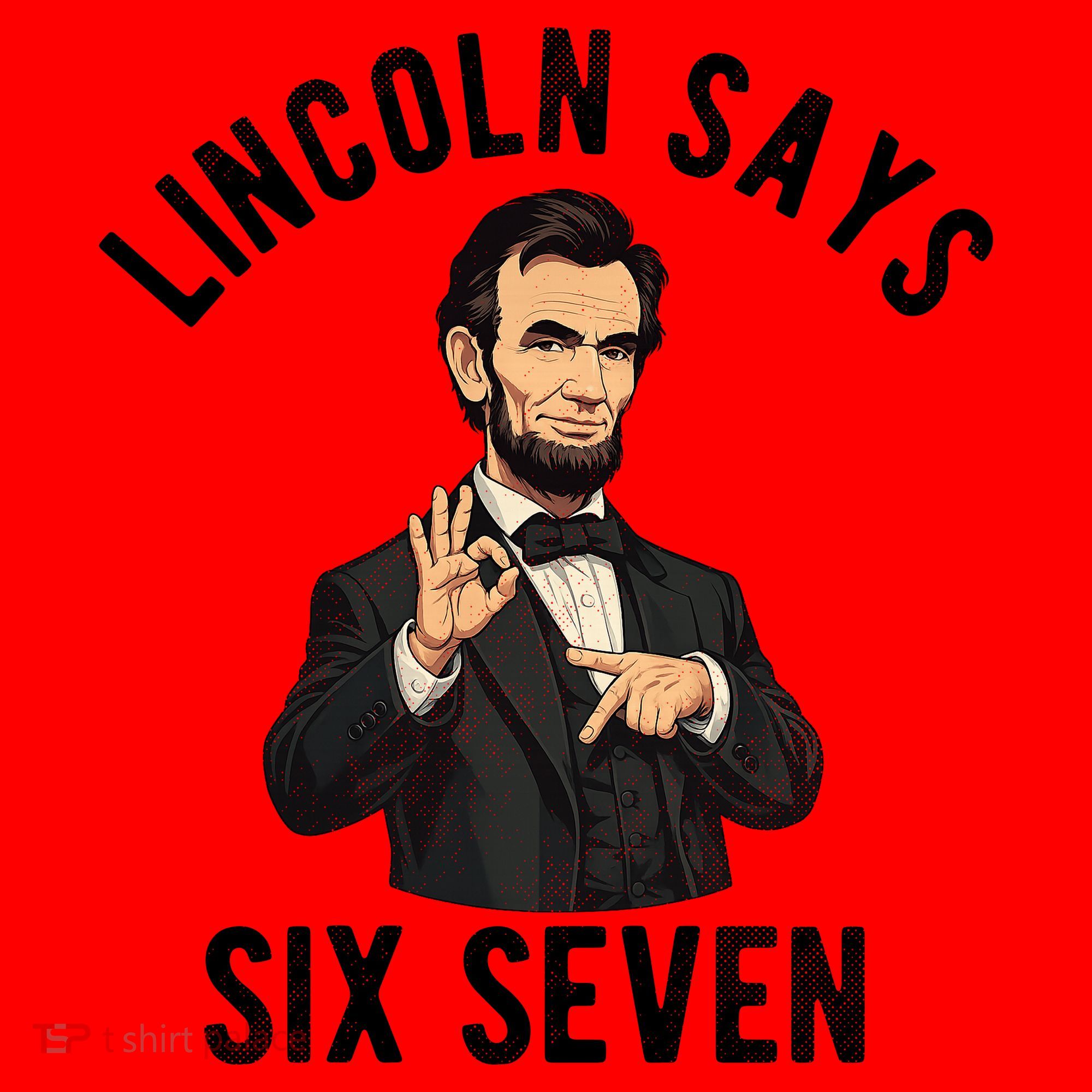 Lincoln Says 6-7 Santa Hat