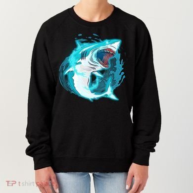Leaping Shark Attack Women's Sweatshirt