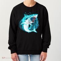 Leaping Shark Attack Women's Sweatshirt thumb 0