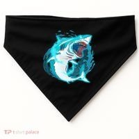 Leaping Shark Attack USA-Made Doggie Bandana thumb 0