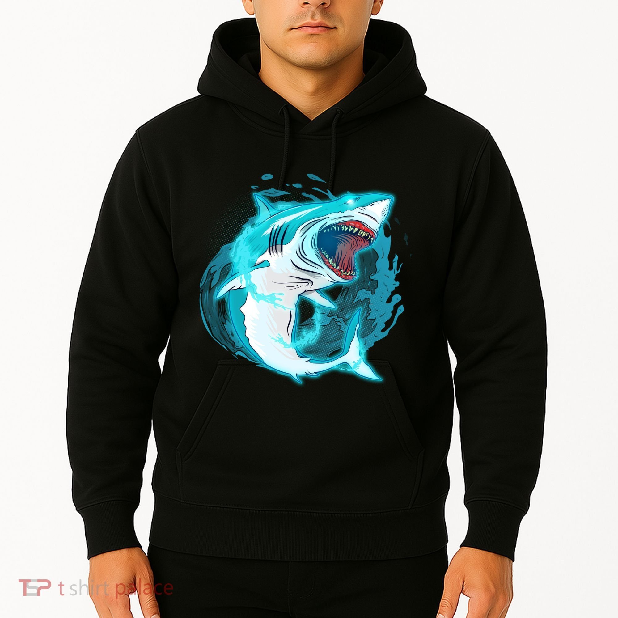 Leaping Shark Attack Hoodie