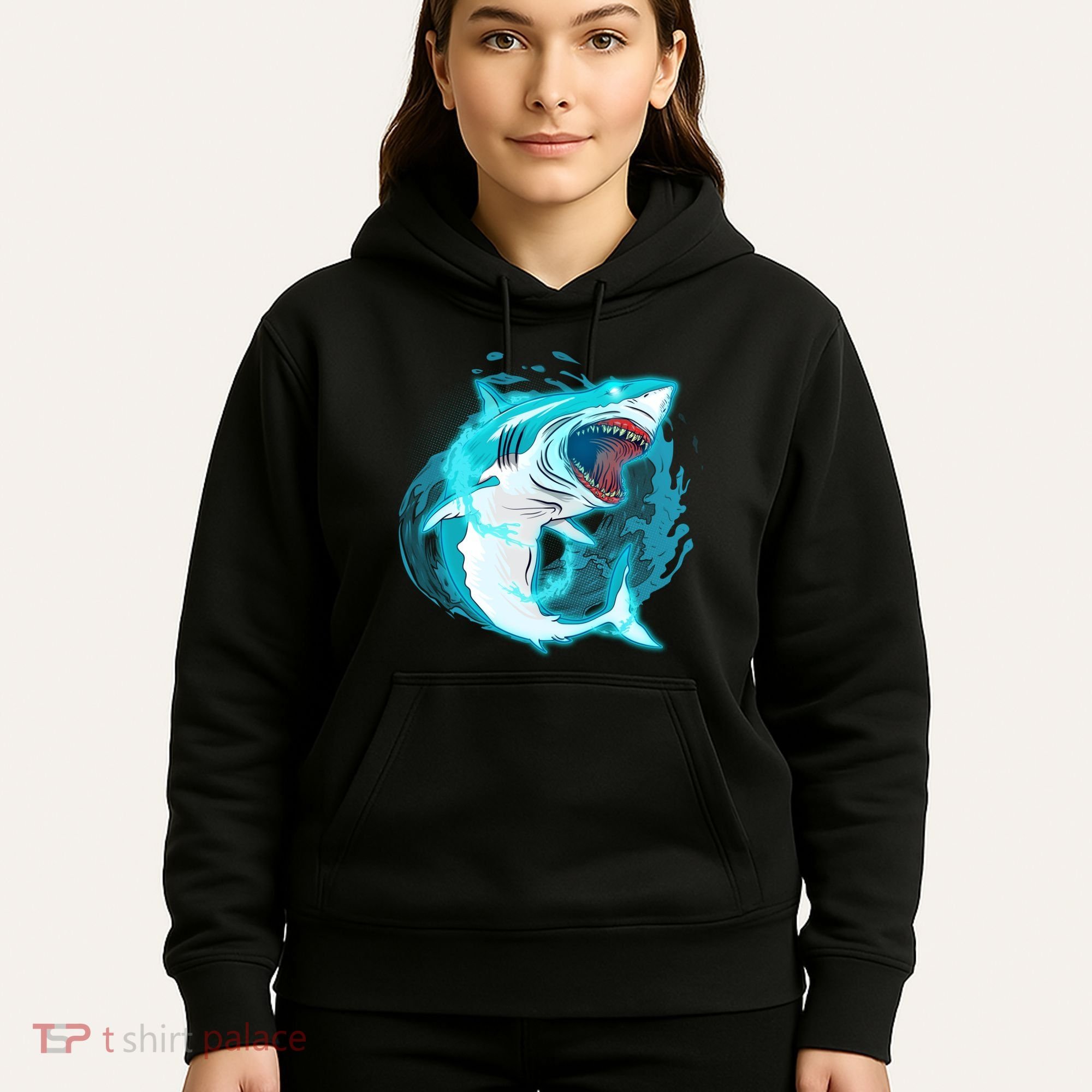 Leaping Shark Attack Hoodie