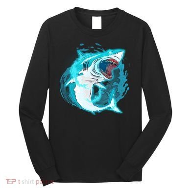 Leaping Shark Attack Long Sleeve Shirt