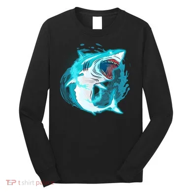 Leaping Shark Attack Long Sleeve Shirt