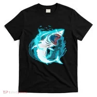Leaping Shark Attack T-Shirt thumb 0