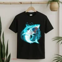 Leaping Shark Attack T-Shirt thumb 2